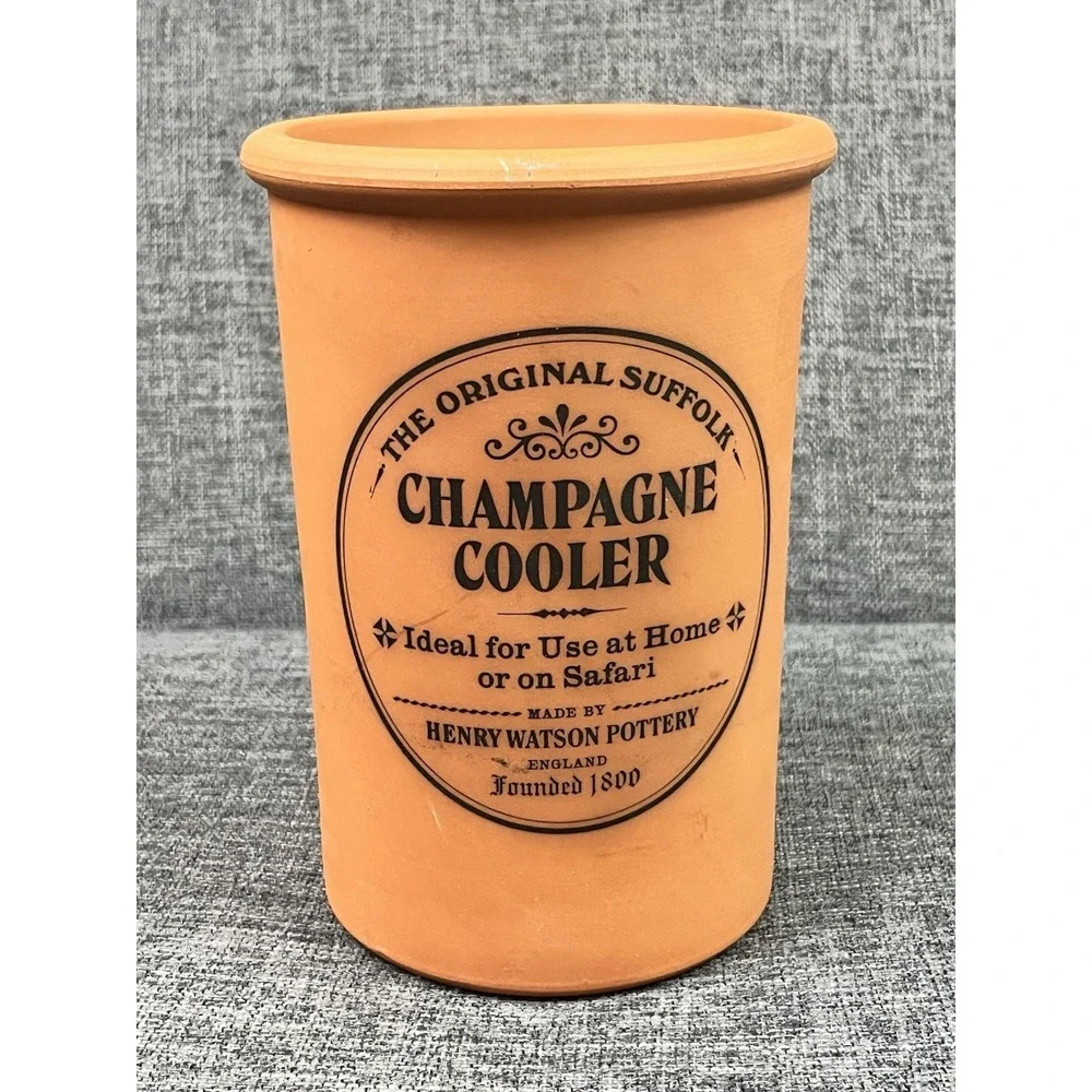 Henry Watson Original Suffolk Terracotta CHAMPAGNE Wine Cooler Holder 7.5